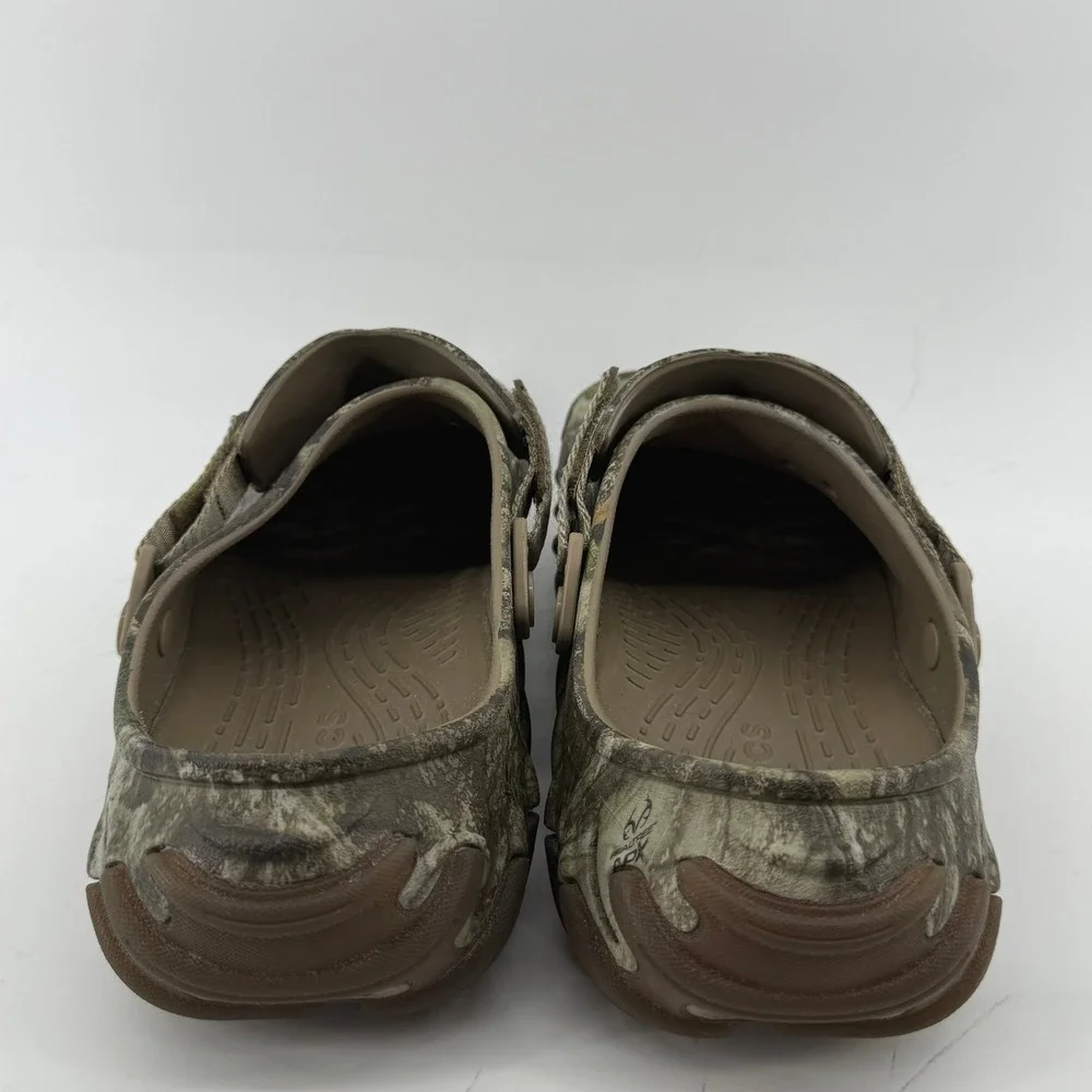 Crocs Realtree APX Echo Camo Clog Men 9 Women 11 Camouflage Rugged Slip On